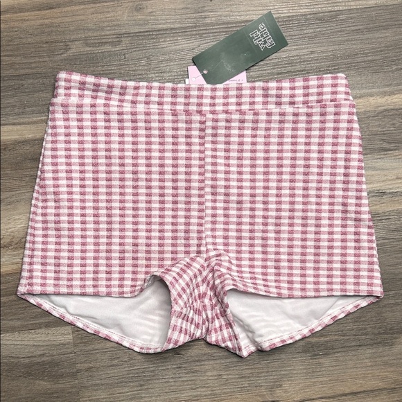 wild fable Pants - NWT Pink Gingham Shimmer Shorts